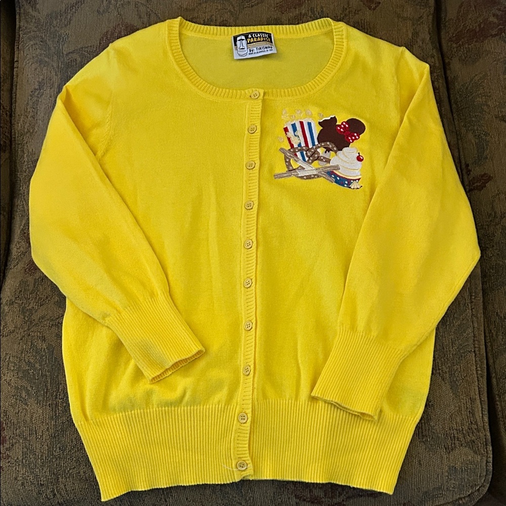 A Classic Paradise by TikiSwag Dapper DayCardigan with Disney Treats Embroidery